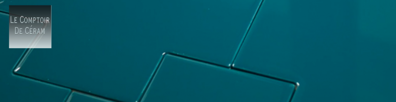 carrelage mural bleu canard forme croix montpellier 34