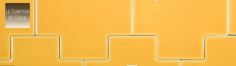 fainces jaune forme atypique croix 15 x 15 cm montpellier 34