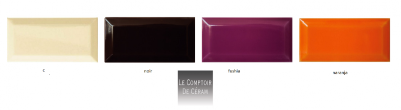 carrelage metro violet orange et vert bordeaux 33