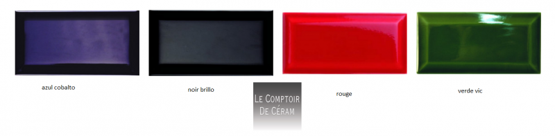 carrelage metro rouge noir violet 7.5 x 15 cm rennes 35