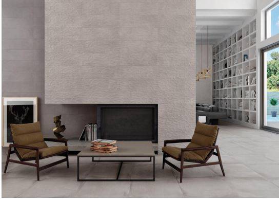 faience mural grnad format a relief couleur taupe bordeaux 33