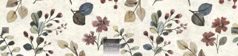 carrelage à motifs retro fleur pour crédence de cuisine Toulon 83