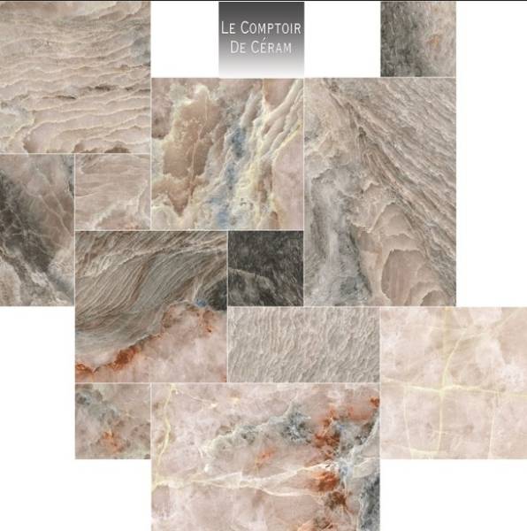 carrelage intérieur et extérieur multi format aspect marbre Versailles 78