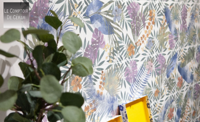 carrelage gres cerame motifs tropical toulouse 31