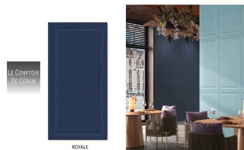 faïence imitation boiserie cimaise de couleur Versailles 78
