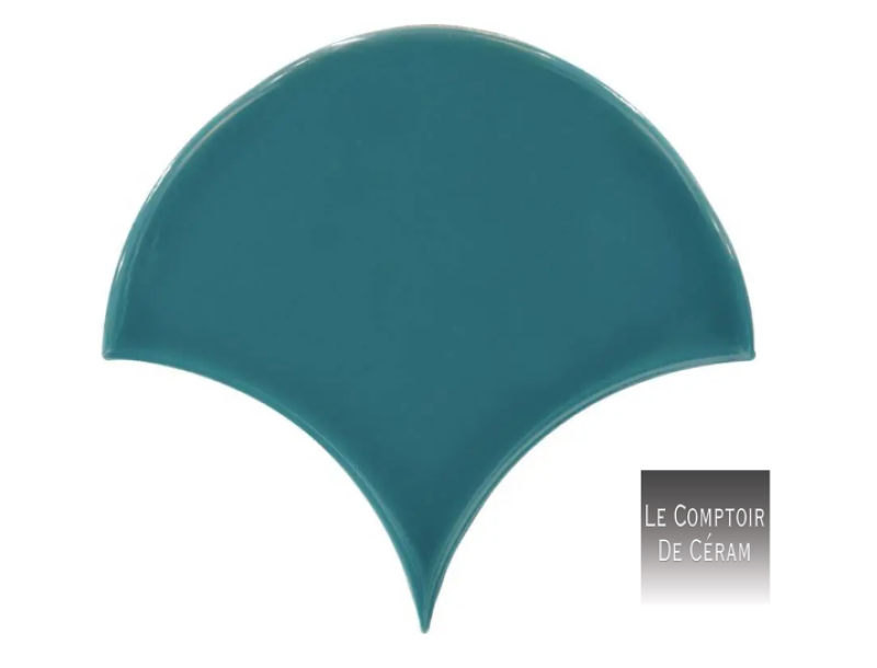 carrelage murale écaille de poisson vert turquoise 2024 Lille 59