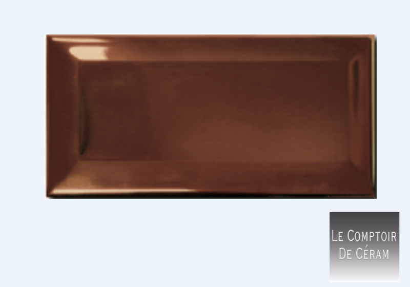 carrelage métro métal bronze bordeaux 33