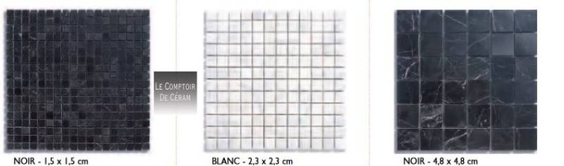 mosaique marbre blanc noir 5 x 5 cm grenoble 38