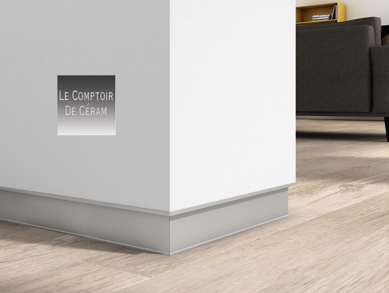 PLINTHES EN ALUMINIUM GRISE A ECLAIRAGE A LED 2025 LYON 69