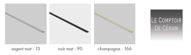 profilés mat pour escaliers et rampes d escalier  beige argent et noir mat 2025 Versailles 78