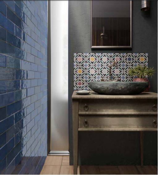 CARRELAGE ZELLIGE BLEU MARSEILLE 13