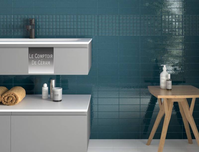 faïence 3d bleu canard tablette chocolat design paris 75