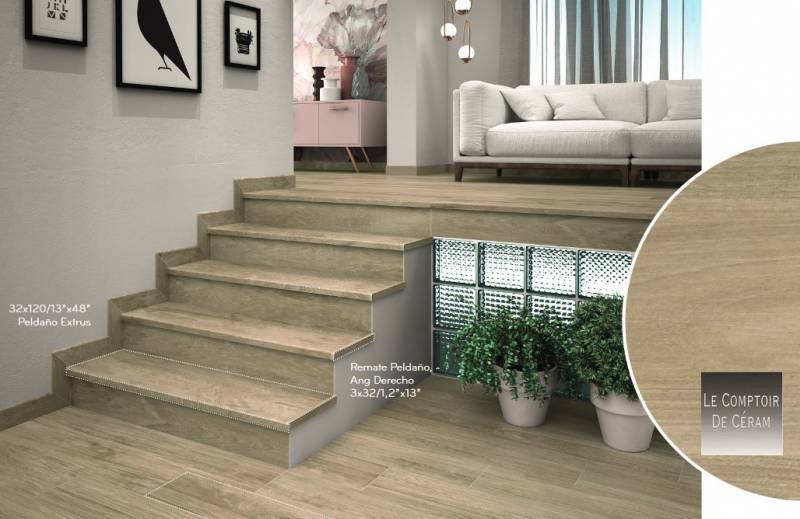 carrelage imitation parquet 120 x 20 bordeaux 33
