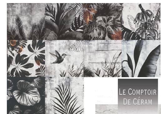carrelage patchwork nature feuille haut d eseine 75