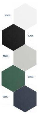 tomette carrelage bleu vert noir gris blanc 23 x 26 cm nimes 30