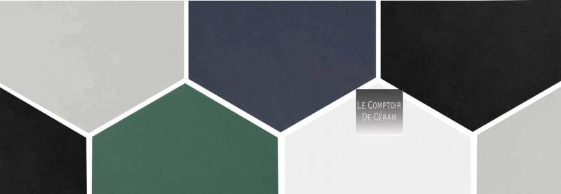 carrelage hexagonal couleus unies haut de seine 92