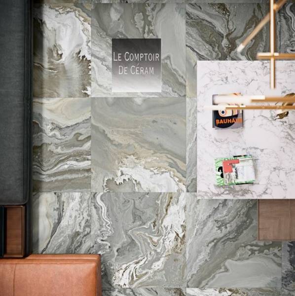 carrelage effet marbre gris interieur exterieur anti derapant R10 lyon 69