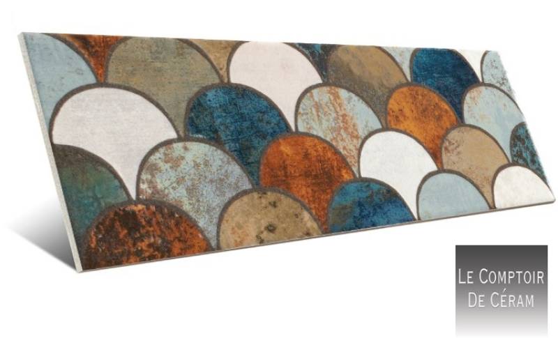 carrelage mural motifs écaille de poisson métallisé hauts de seine 92 
