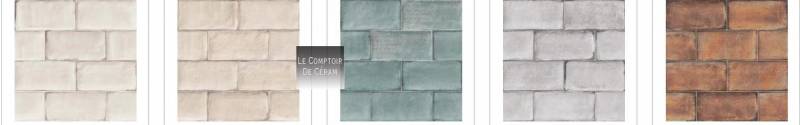 CARRELAGE BRIQUE COULEUR 15 X30 CM  MORBIHAN 56