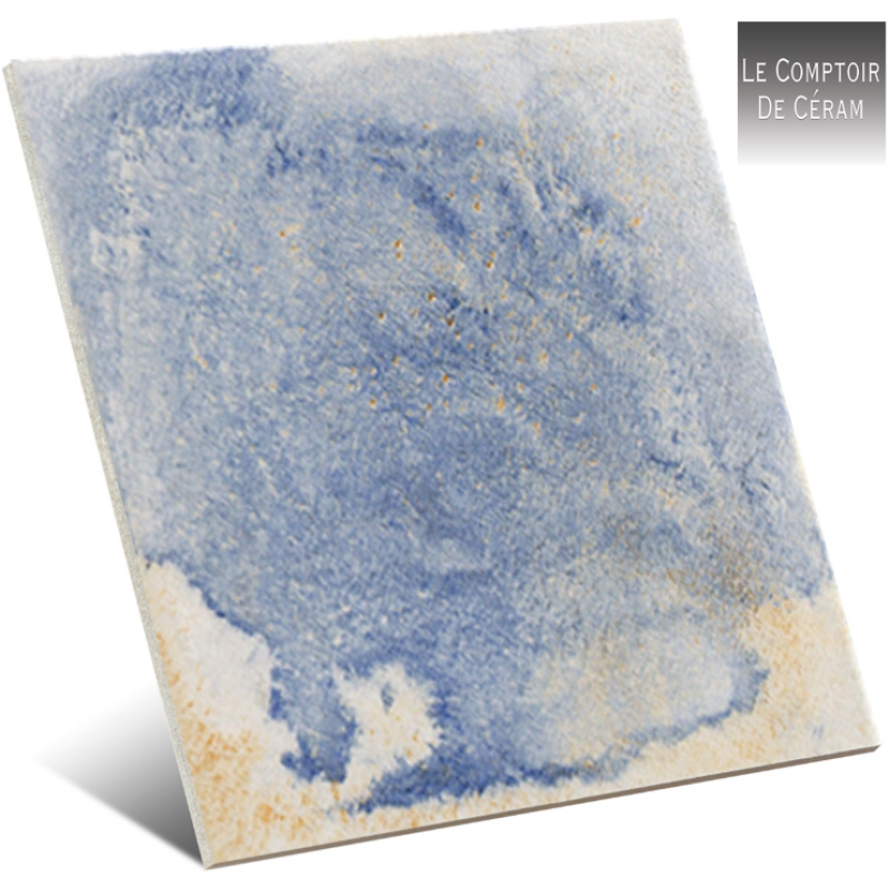 carrelage effet pierre de Bali 15 x 15 cm bordeaux 33 