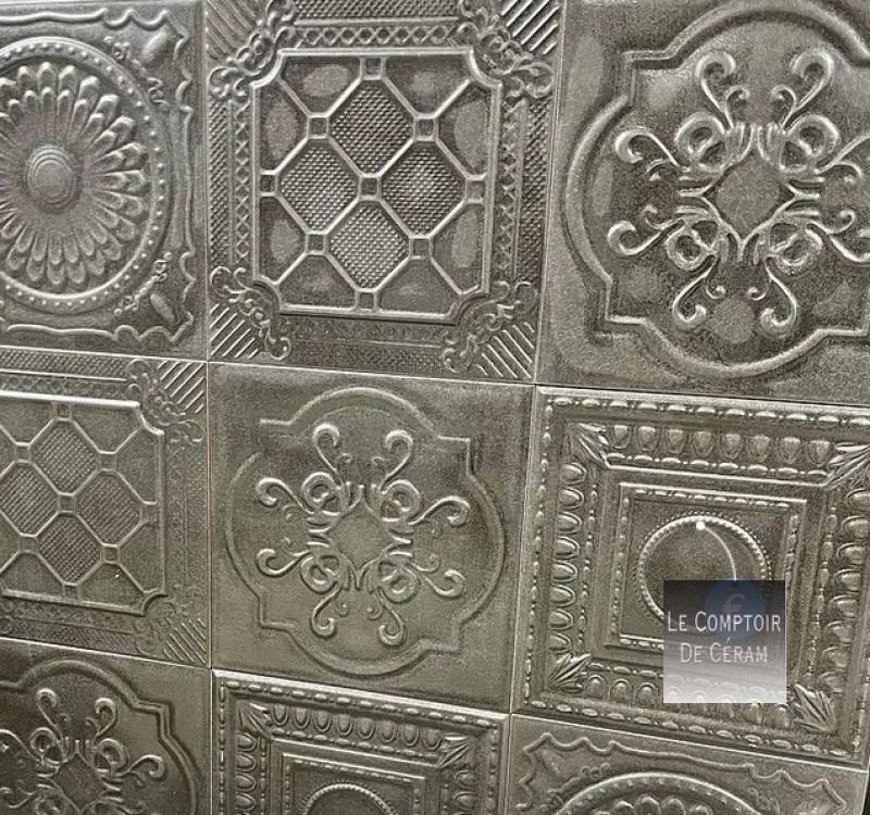 carrelage à relief couleur argent nimes 30