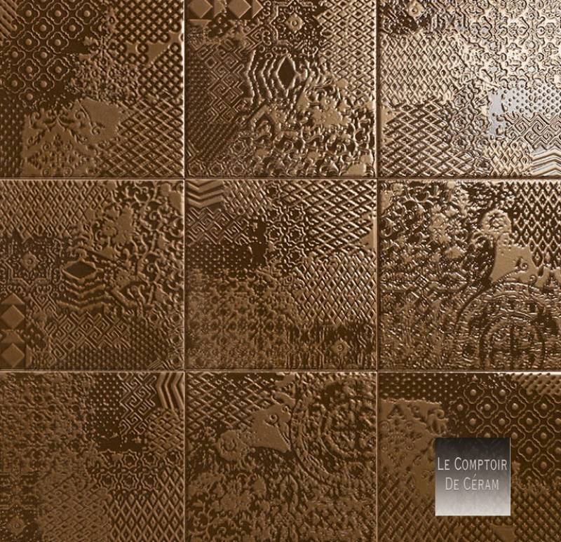 carrelage cuivre rouille 20 x 20 cm marseille 13