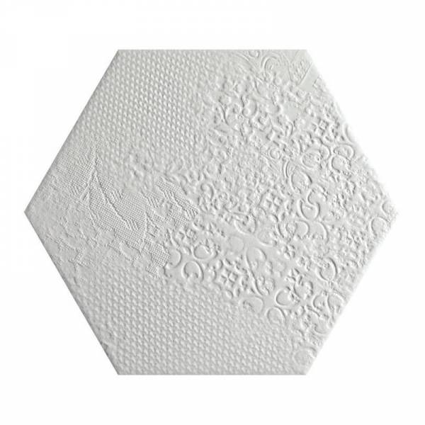 carrelage mural hexagonal 3d blanc paris 75