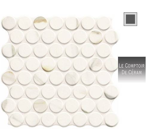 mosaique marbre blanc lyon 69