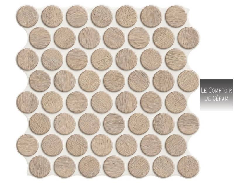 mosaique ronde bois clair design hauts de seine 92