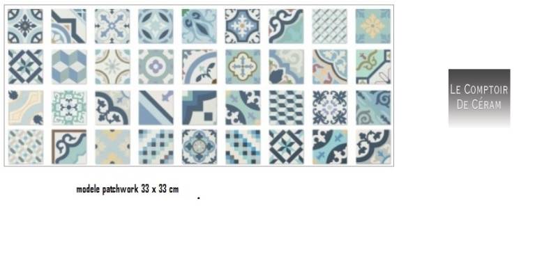 carrelage patchwork carreaux ciment bleu et blanc intérieur et extérieur grenoble 38