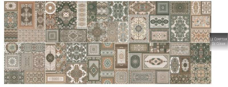 carrelage patchwork style tapis persan design Montpellier 34