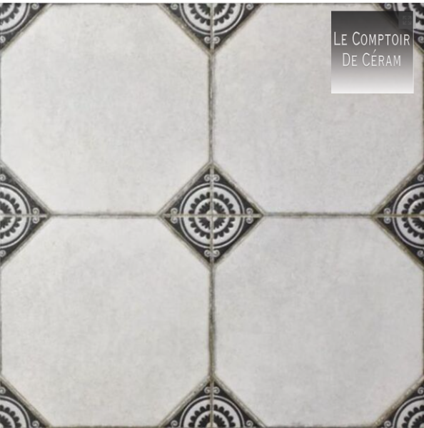 carrelage sol cabochons noirs Nantes 44