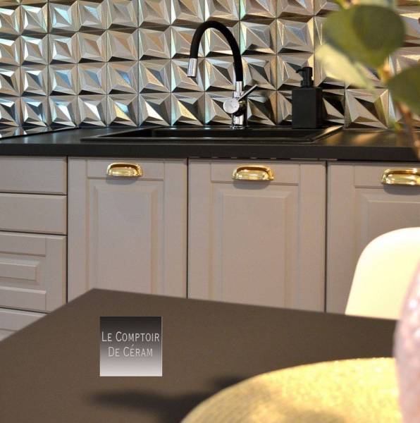 carrelage 3d metal argent design toulouse 31