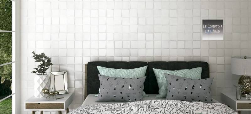 faience mural 3d blanc toulon 83