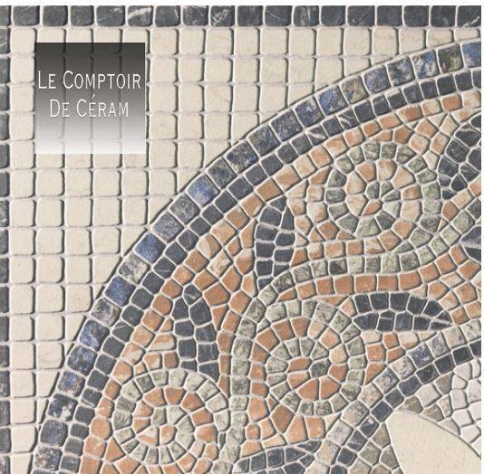 CARRELAGE GRES CERAME TERRASSE MOSAIQUE PIERRE ROSACE NIMES 30