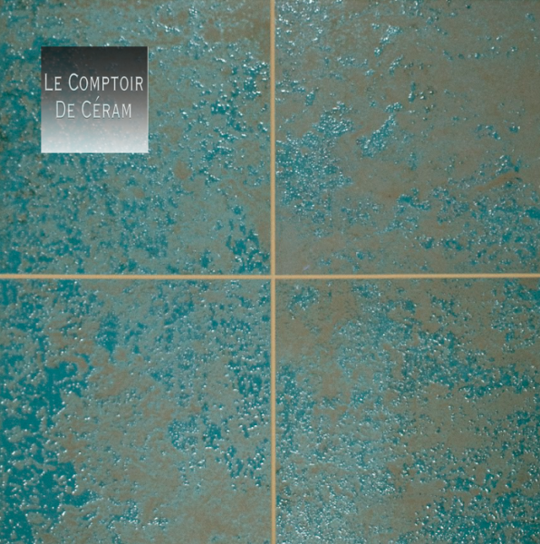 carrelage bleu carré sol et mur minéral bordeaux 33
