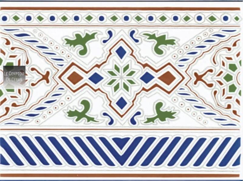frise carrelage andalou bordeaux 33