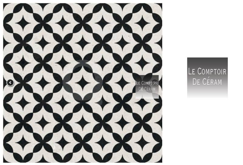 carrelage ancien noir et blanc cannes 06