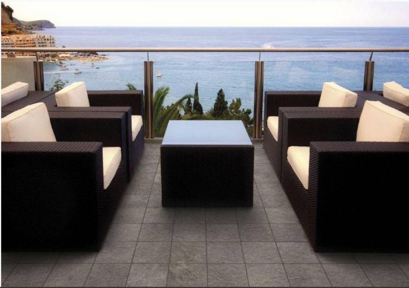 carrelage terrasse piscine marron orange 84